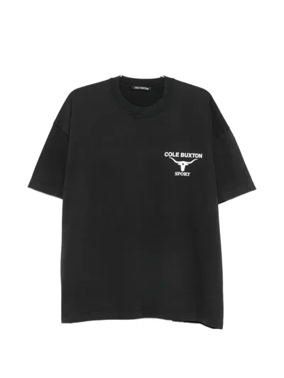 Cole Buxton Logo-print Short-sleeve T-shirt In Black
