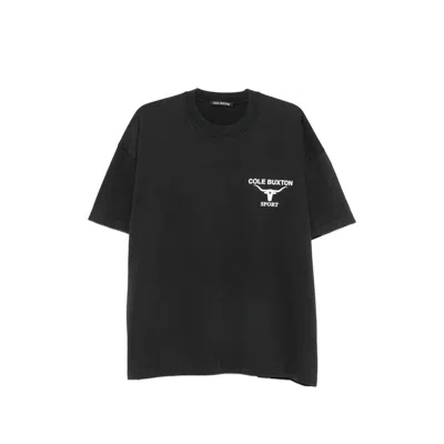 Cole Buxton Logo-print Short-sleeve T-shirt In Black
