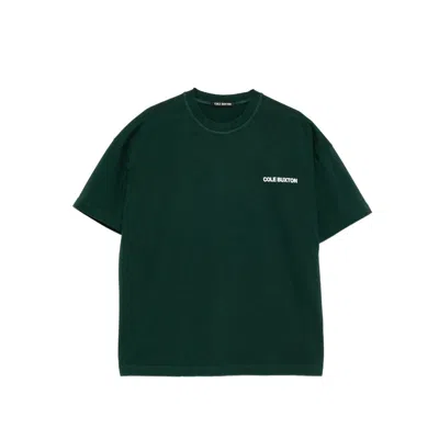 Cole Buxton Logo-printed Cotton T-shirt In Green