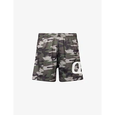 Cole Buxton Mens Camo Mesh Woven Shorts In Multi