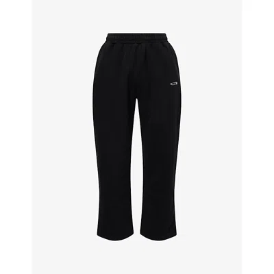 Cole Buxton Mens Vintage Black Surf Baggy Cotton Jogging Bottoms