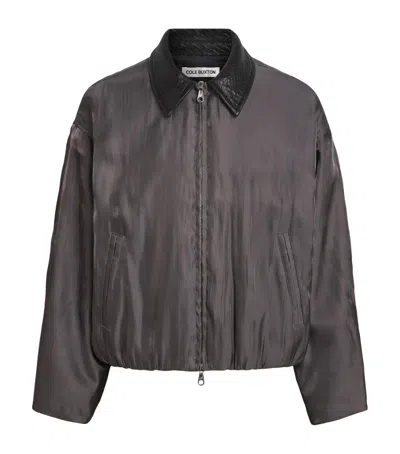 Cole Buxton Platinum Bomber Jacket In Gray
