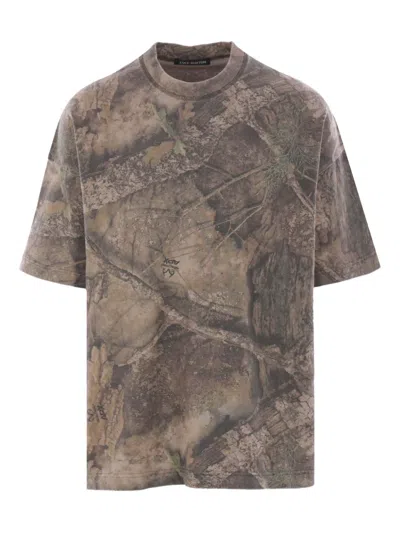 Cole Buxton Realtree Apx Camouflage T-shirt In Brown