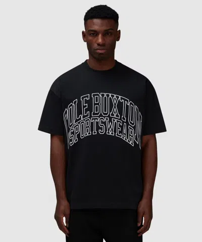 Cole Buxton Sportswear Arc T-shirt In Vintage Black