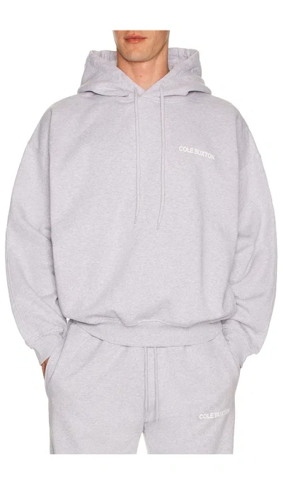 Cole Buxton Sportswear Hoodie In Light Grey Marl