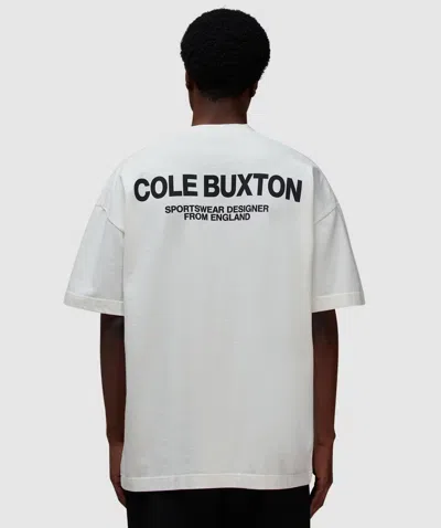 Cole Buxton Sportswear T-shirt In Vintage White