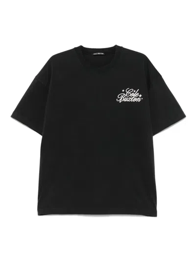 Cole Buxton Stars Serif T-shirt In Vintage Black