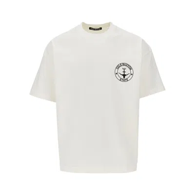 Cole Buxton Logo-print Cotton T-shirt In Neutral
