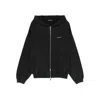 Cole Buxton Zip Hooded Knitwear In Black