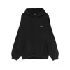 Cole Buxton Pouch Hooded Sweatshirt In Black