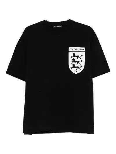 Cole Buxton Three Lions T-shirt In Black