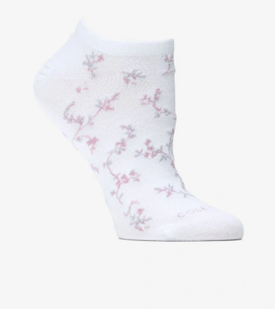 Cole Haan 1pk Floral No-show In White