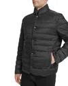 Cole Haan 3-in-1 Water Resistant Rain Coat In Black