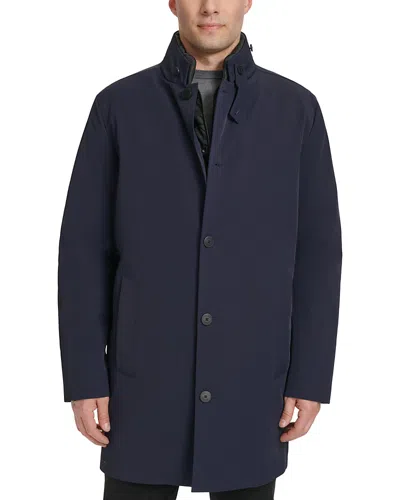 Cole Haan 3-in-1 Water Resistant Rain Coat In Navy