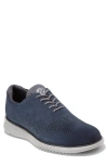 Cole Haan 2.zerogrand Laser Wing Derby In Marine Blue/ Optic White