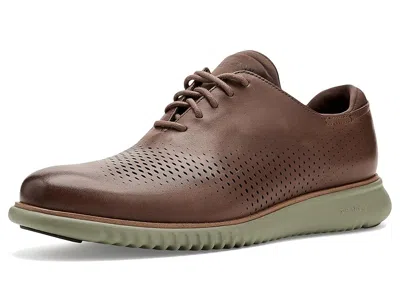 Cole Haan 2.zerogrand Casual Lightweight Leather Laser Wing Tip Oxfords In Multi