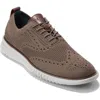 Cole Haan 2.zerogrand Knit Wingtip Sneaker In Neutral