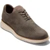 Cole Haan 2.zerogrand Laser Wing Derby In Ch Deep Olive Nubuck/c