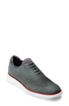 Cole Haan 2.zerogrand Laser Wing Derby In Gray/pinstripe/white