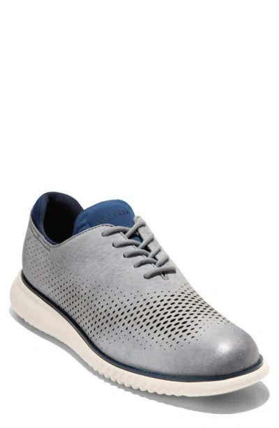 Cole Haan 2.zerogrand Laser Wing Oxford In Sea Stone Nubuck/big Dipper