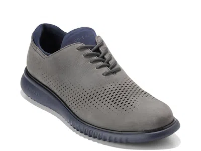 Cole Haan 2.zerogrand Laser Wingtip Oxford In Blue