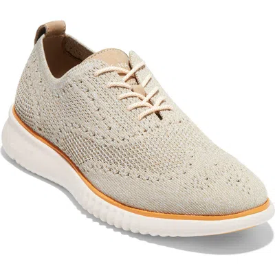 Cole Haan 2.zerogrand Stitchlite Water Resistant Wingtip In Irish Coffee/choc