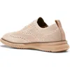 Cole Haan Men's 2.zerãgrand Stitchlite Knit Oxford Dress Shoe In Silver Lining,sesame