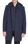Cole Haan 3-in-1 Hooded Mackintosh In Blue