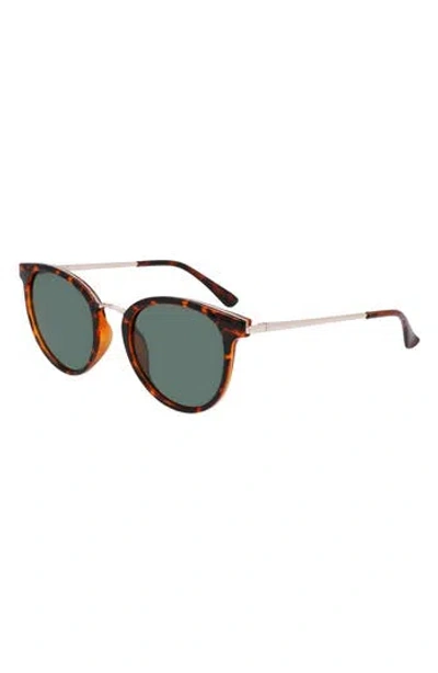 Cole Haan 48mm Oval Sunglasses In Green