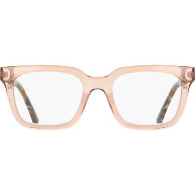 Cole Haan 51mm Square Reading Glasses In Neutral