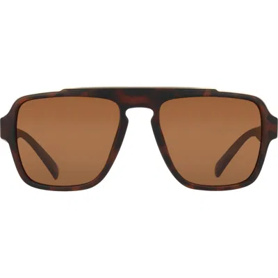 Cole Haan 54mm Navigator Sunglasses In Tortoise