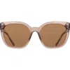 Cole Haan 55mm Cat Eye Sunglasses In Brown