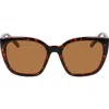 Cole Haan 55mm Cat Eye Sunglasses In Black