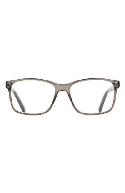 Cole Haan 55mm Square Reading Glasses In Gray
