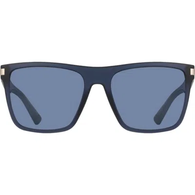Cole Haan 55mm Square Sunglasses In Navy Crystal