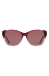 Cole Haan 57mm Modified Square Sunglasses