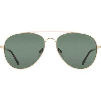 Cole Haan 59mm Navigator Sunglasses In Gold