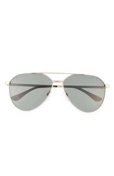 Cole Haan 61mm Aviator Sunglasses In Gray