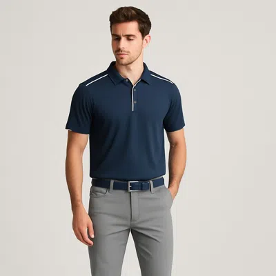 Cole Haan Ace Polo In Blue