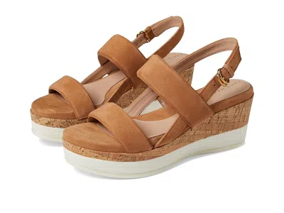 Cole Haan Aislin Wedge Sandal In Brown