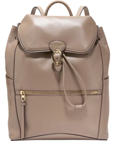 Cole Haan Alexandria Small Flap Backpack In Brown