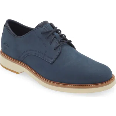 Cole Haan American Classics Montrose Plain Toe Derby In Blue