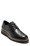 Cole Haan American Classics Montrose Wingtip Derby In Black / Black