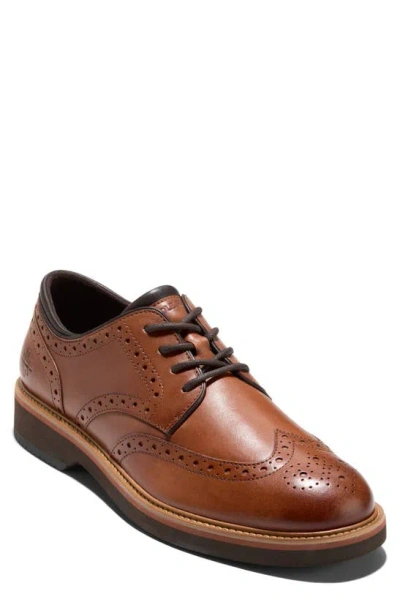 Cole Haan American Classics Montrose Wingtip Derby In Ch British Tan / Java