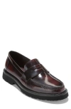 Cole Haan American Classics Penny Loafers Deep Burgundy/black In Deep Burgundy/black