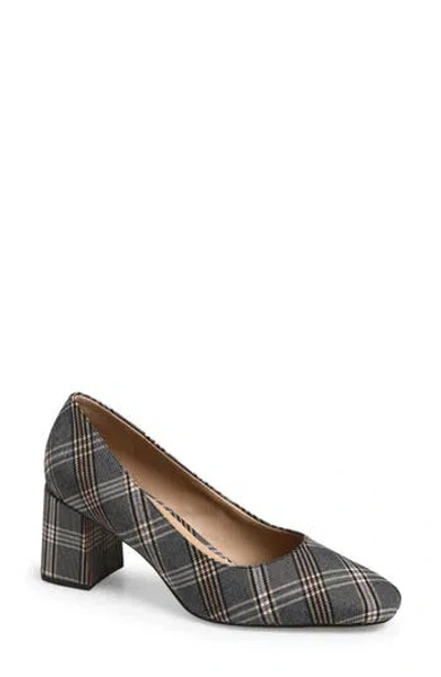 Cole Haan Anamaria Leather Pump In Classic Plaid Textile