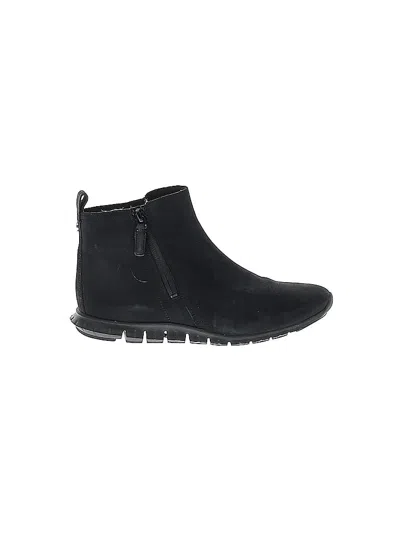 Pre-owned Cole Haan Ankle Boots In Black