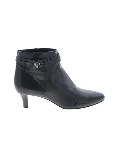 Pre-owned Cole Haan Ankle Boots In Black