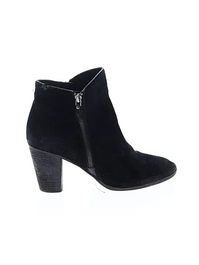 Pre-owned Cole Haan Ankle Boots In Black