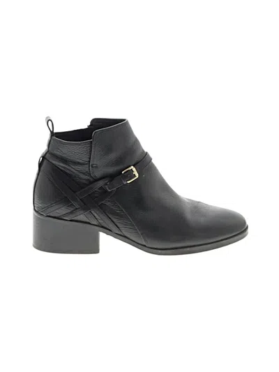 Pre-owned Cole Haan Ankle Boots In Black